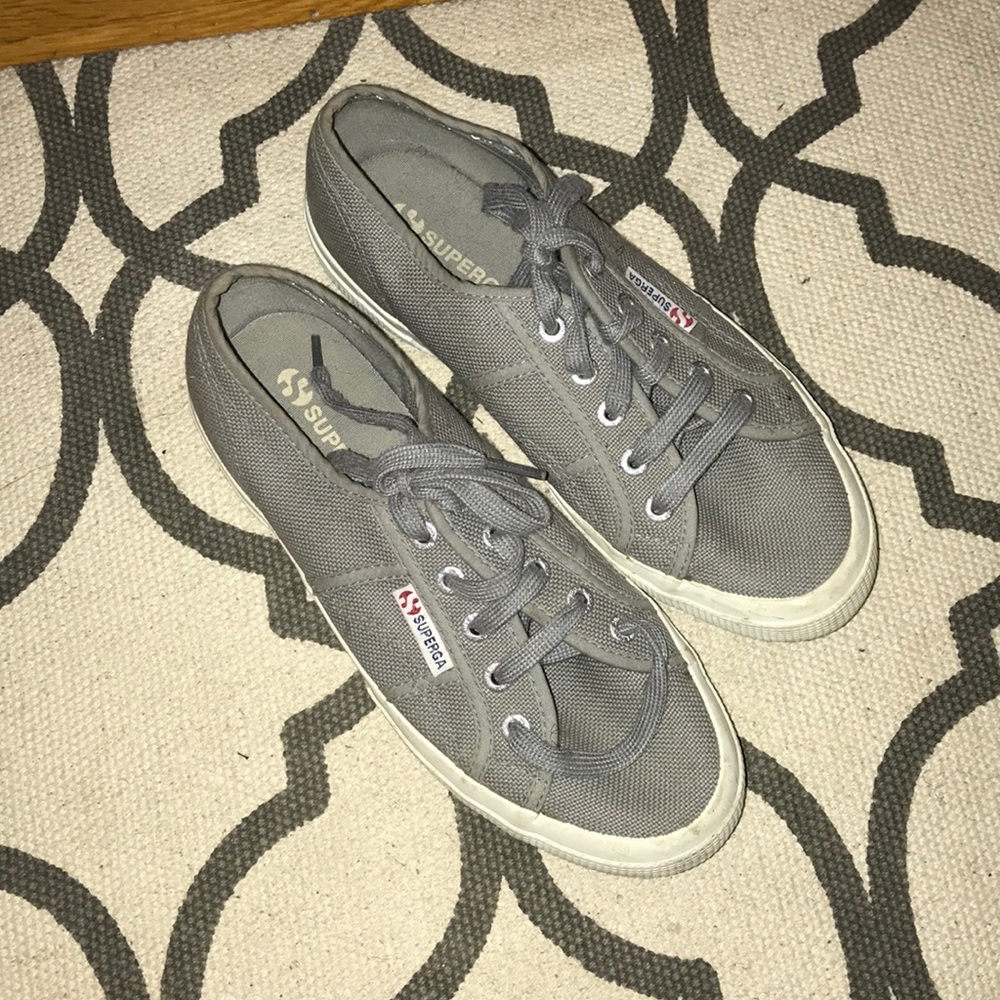 SOLD Grey superga sneakers